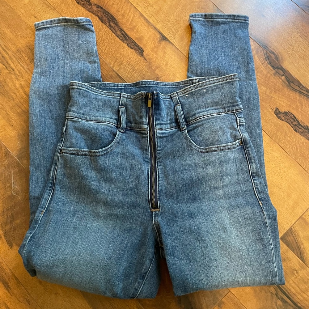 Express Skinny Ankle Super High Rise 6R